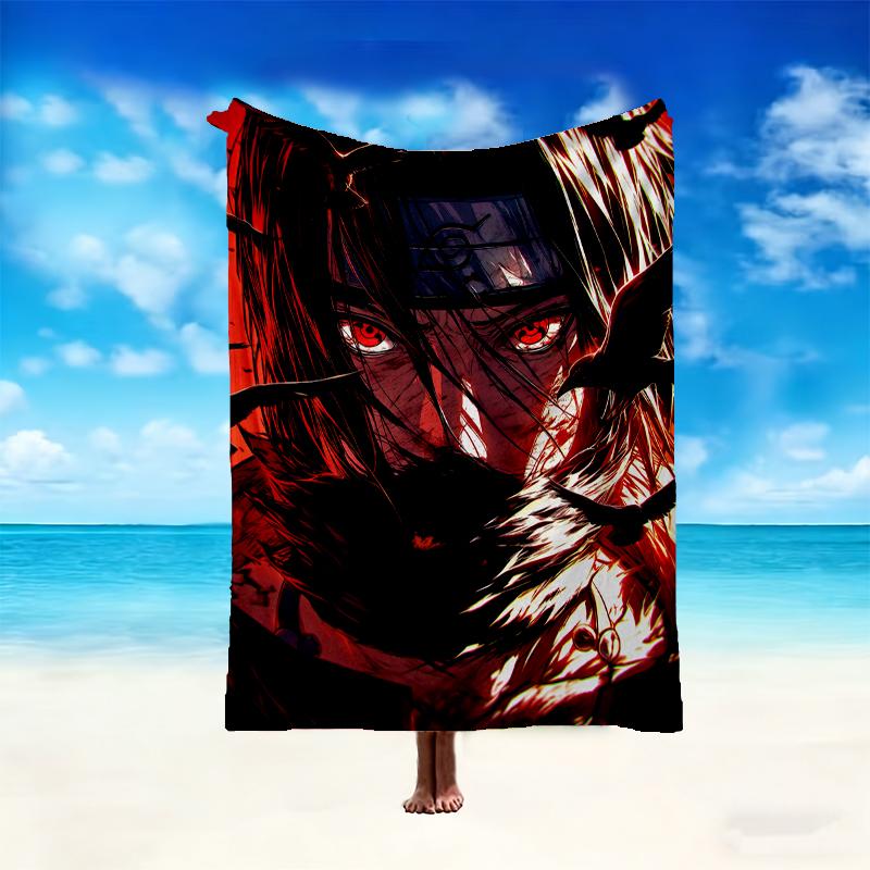 Naruto Pattern Blanket, Cozy Blanket for All-Season Comfort On Sofas, Beds, Office, Car, Camping and Travel