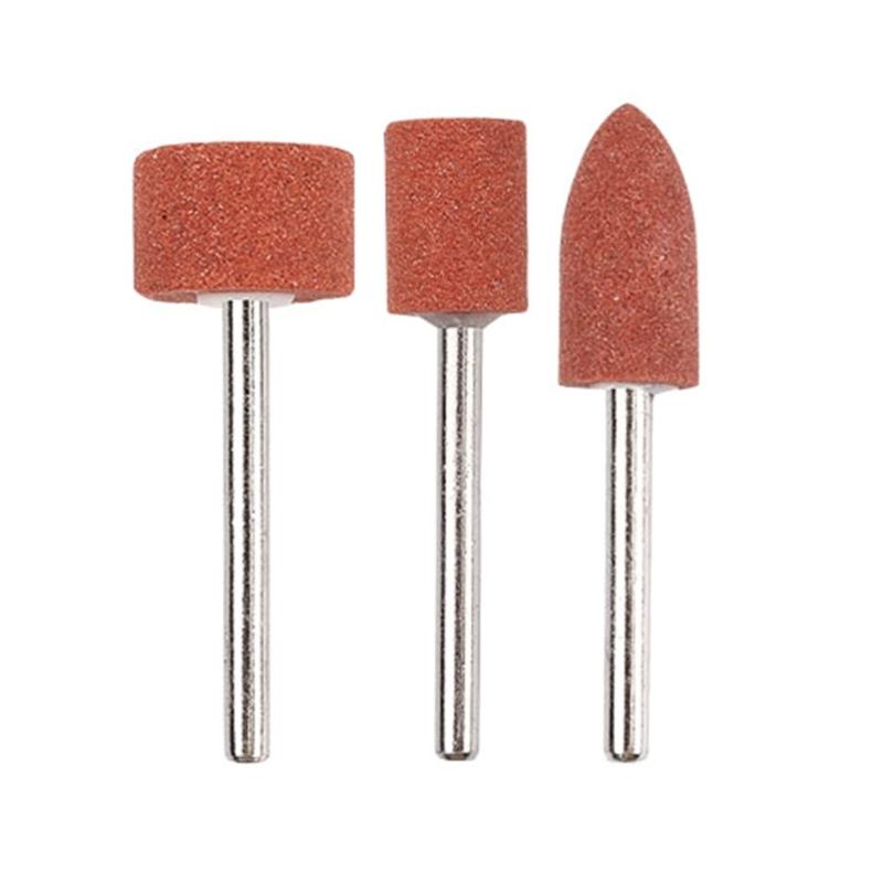 120Pcs Sanding Bit for Rotary Tool Strong Grinding Stone Bit with 1/8" Shank Aluminum Oxide Sanding Accessories