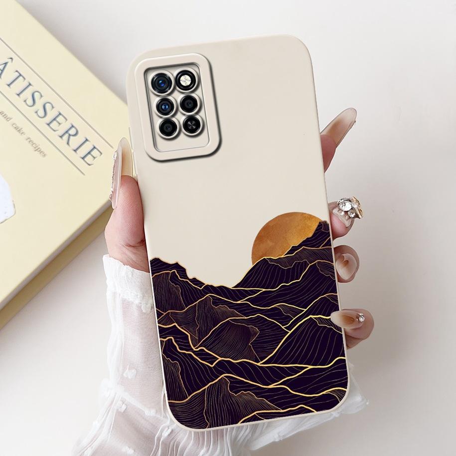 For Infinix Note 10 Pro Case X695 X695D Cover Fashion Painted Soft Silicone Phone Cases For Infinix Note 10 Note10 Pro NFC Funda