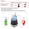 12V Waterproof Car Engine Start Push Button   Ignition Starter Black Zinc Aluminium Alloy