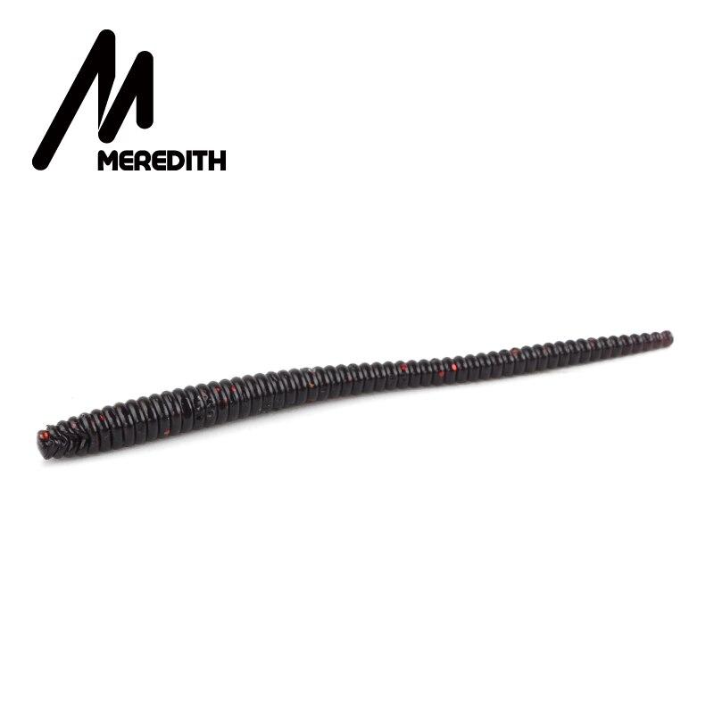 MEREDITH Forellenwurm Weichköder 60mm/0,4g 50 Stück & 80mm/1,12g 20 Stück Langsam sinkend Hecht Barsch JXC06