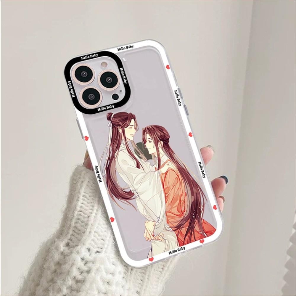 Heaven Official’s Blessing Phone Case For iPhone 11 12 13 14 Mini Pro Max XR X XS TPU Clear Case For 8 7 6 Plus SE 2020