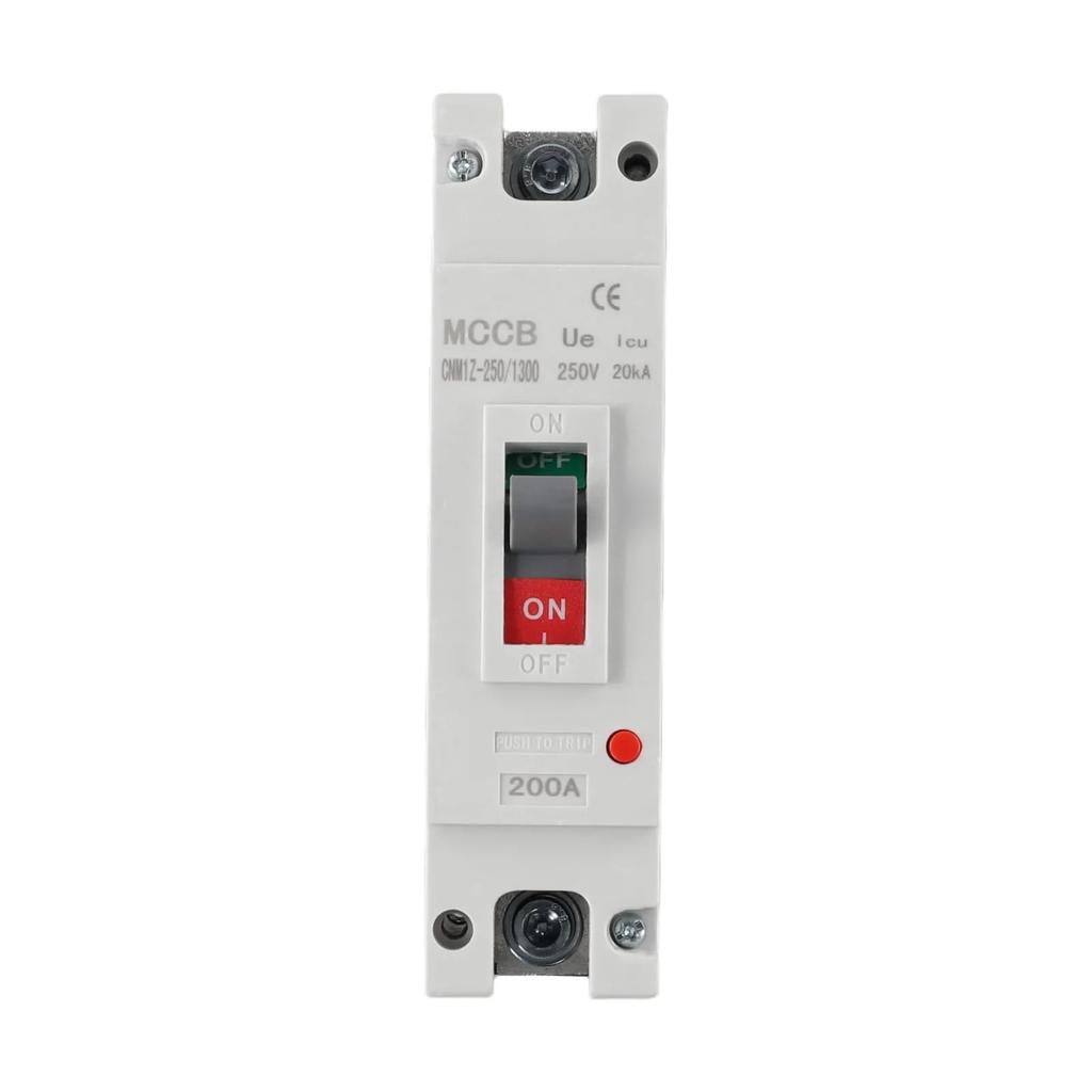 200A Dc Circuit Breaker Wind Power 200A Circuit Breaker 35KA Breaking Capacity IP20 Waterproof Rating Overcurrent Protection