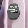 4PCS Car Styling Door Lock Protective Cover Logo Stainless Steel  For BYD Atto3 Han Tang Seal SealU Seal Dolphin E2