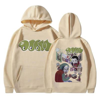 קפוצ'ון גרפי מדהים של הראפר MF DOOM MM FOOD לגברים ונשים, ביגוד רחוב יוניסקס, סתיו חורף, קטיפתי