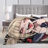 My Hero Academia Himiko Toga  Warm Soft Blanket  Camping Plush Bedding Throws  Living Room Flannel Bedspread Sofa Bed Cover