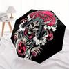 1pc Skull Auto Open/close, All-Season Portable Folding Umbrella for Women & Men, Travel, Everyday, Formal Events - Compact Luxury Parasol, Outdoor Acc