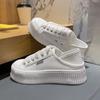 Summer new half-drag female ins student breathable casual canvas shoes women's board shoes