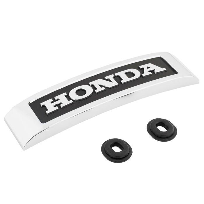 Kijima Motorcycle Emblem Honda Logo L 185mm + Bushings x2 Silver Z9-14-040