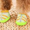 4Pcs Pet Shoes Fashionable Anti-slip Breathable Dog Mesh Boots Pet Supplies