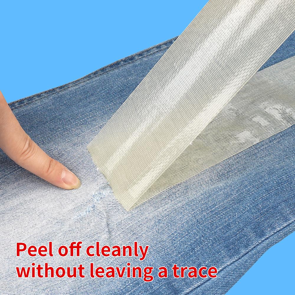 Self Adhesive Hem Tape No Iron No Sewing Clothing Hemming Tape Removable Invisible Fabric FixPinstriping Tape 3