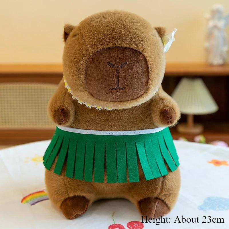 Cute Capybara Peripheral Plush Doll  Capibara Plush Doll Giant Kawaii Stuffed Animal Doll  Children Kids Birthday Gift Toys