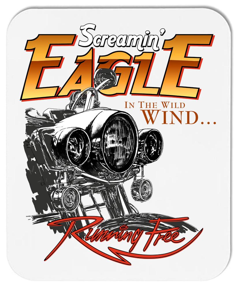 Screamin  Eagle Motorcycle - Mouse Pad Unisex T-Shirt S