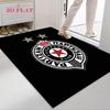 Tapis logo Partizan pour Salon Chambre Maison Décoration Canapé, Tapis de Sol Antidérapant pour Jeux d'Enfants