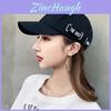 Fashionable Letter Embroidery Neutral Casual Summer Sun Shading Baseball Cap For Streetwear Fashion