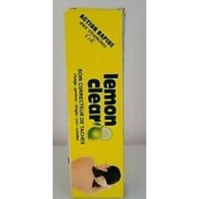 Crème Éclaircissante - TUBE CREAM - Lemon Clear - Vitamines C Et E - Sans Parabène - Tous Types De Peau