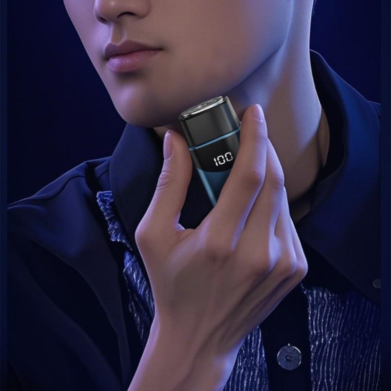 Travel Friendly Rechargeable Electric Shaver Waterproof Electric Shaver ABS Texture Suitable for Men Wet and Dry Use