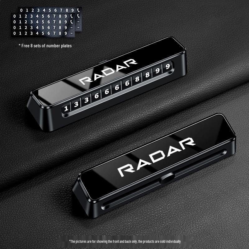 

2025 Geely Radar Horizon King Kong Temporary Parking Sign & Phone Card