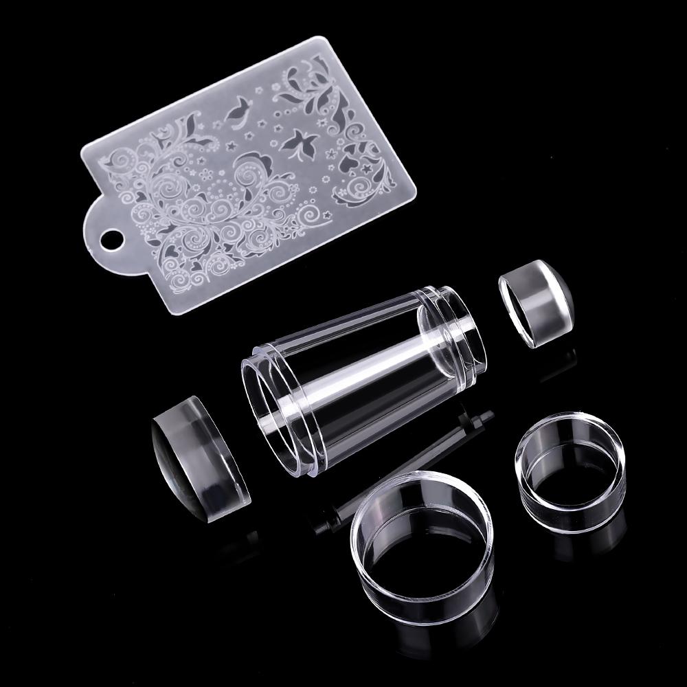 Colorful Nail Seal Stamping Nail Art Tool Nail Stamping Plates Silicone Stamper Stamping For Nails Accessories Manicure