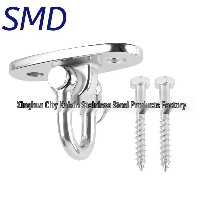 

304 Stainless Steel Rotating Hook for Hammock, Swing, or Sandbag Mounting