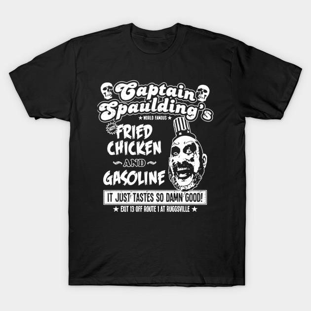 

Men Black Print T-shirt Got Murder Call Captain Spaulding! No-Cut Transfer Paper Print Cotton Tshirt - Men s Summer Cotton Gr... 5XL різнокольоровий