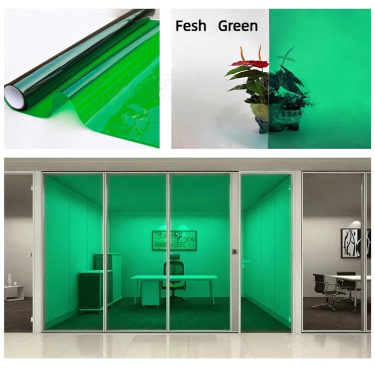 Rainbow Window Sticker Adhesive Vinyl Explosion-Proof Sun-Blocking Decoration Raamfolie For Window Door Glass Partition