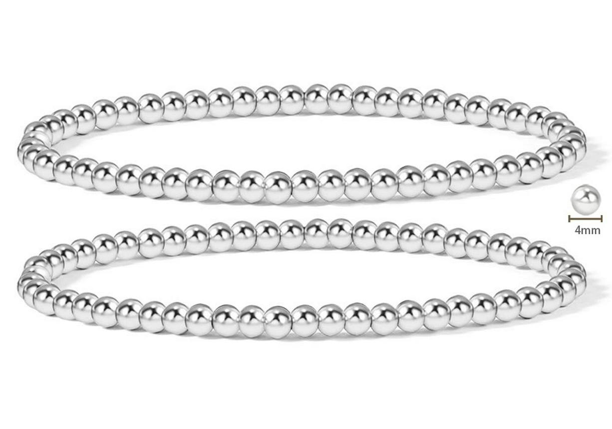 LOVE MAMA Mom s Day 26-Letter Gold Stainless Steel Beads Bracelet Stainless Steel Gold Plating