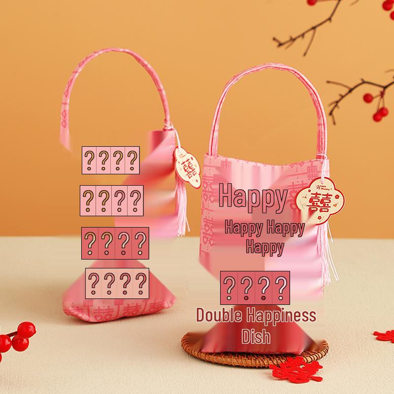 2025 Modern Wedding Candy Gift Box - No Folding Required