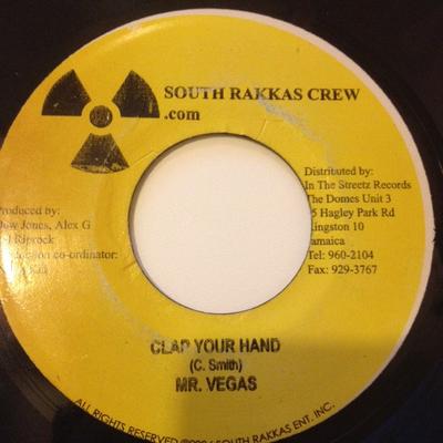 7-inch plaat MR. VEGAS - Klap in je handen 5640 South Rakkas Cr Jamaica Reggae, Ska & Dub Gebruikt