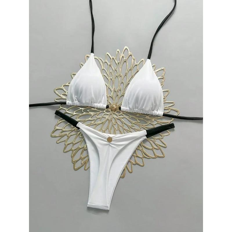 Micro Bikinis 2026 Push Up Women Swimsuits Sexy Swimwear Brazilian Bikini Set Thong Biquini Solid Swimsuit Summer Beachwear