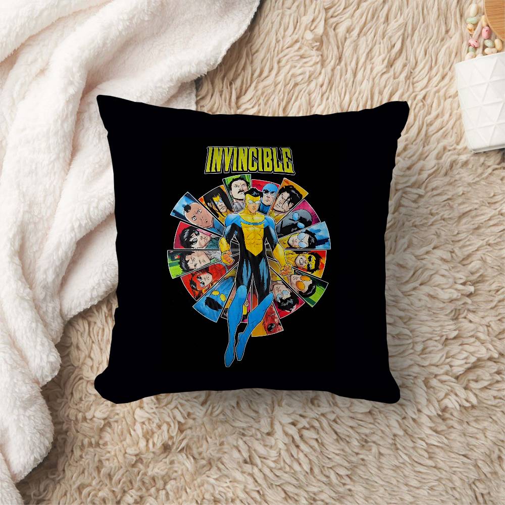 hero Anime I-Invincible Pillowcase toon Gift Cushion Cover Bedroom Home Sofa Chair Seat Decor pillow case