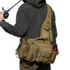 Travel Master Multifunctional Luya Chest Bag Large Fanny Bag Tactical Crossbody Fishing Fishing Bag Plug Rod Bag Outdoor Backpack