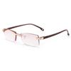 Reading Glasses Men Anti Blue Rays Presbyopia Goggles Women Vintage Rimless Eyewear Diopter +1.0 1.5 2.0 2.5 3.0 3.5 4.0