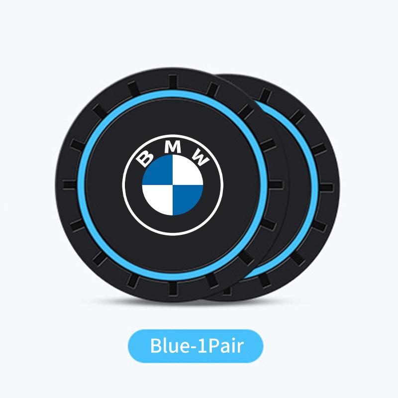 

2Pcs Car Coaster Silicone Mat Water Cup Holder Anti-Slip Pad For BMW X3 X5 M5 M3 E46 E90 E60 F10 E39 F30 E36 G30 E87 E70