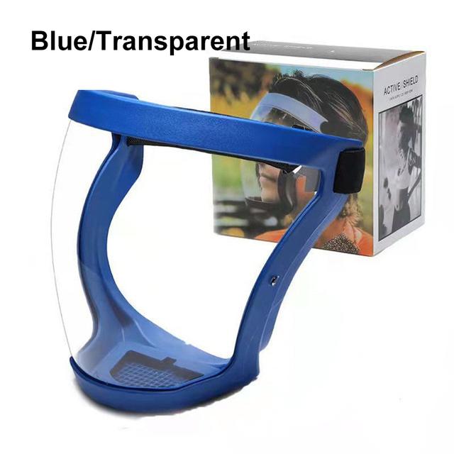 Kuchyně Transparentní celoobličejový štít Domácí Odolný proti stříkající vodě Ochranný kryt hlavy Ochranné brýle Unisex Ochrana očí Obličejová maska