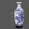 46cm Large Vase Jingdezhen Ceramic Vase Ornament Classical Blue and White Porcelain Pink Vase Home Decoration Decoration Crafts
