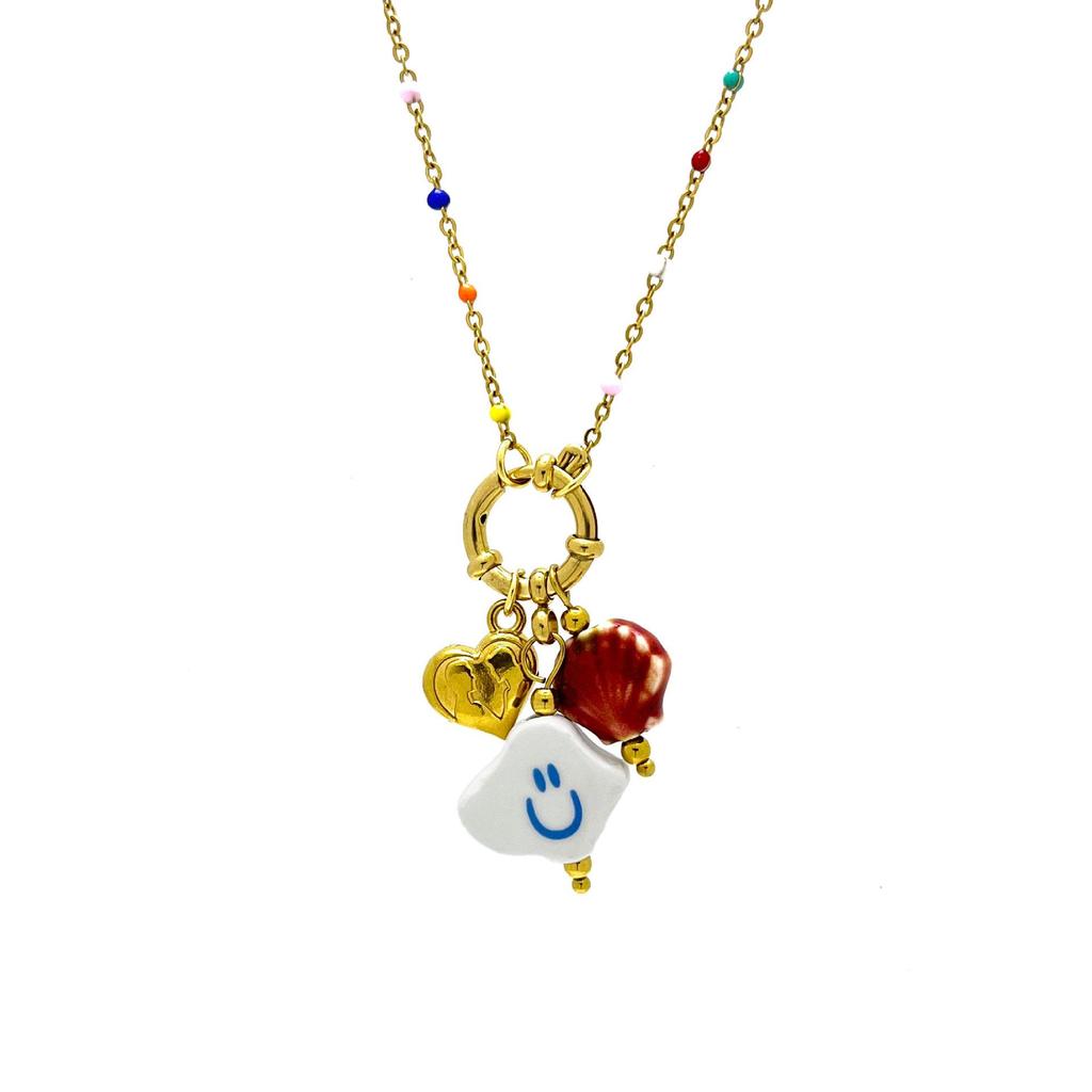 18K Gold Stainless Steel Necklace - Versatile, Non-Fading, Light Luxury for Women