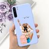 Für Oppo A91 Hülle Oppo Reno3 CPH2043 Niedliche Astronauten Cartoon Hülle Weiche TPU Handyhülle Für Oppo F15 Reno 3 OppoA91 Fundas Bumper