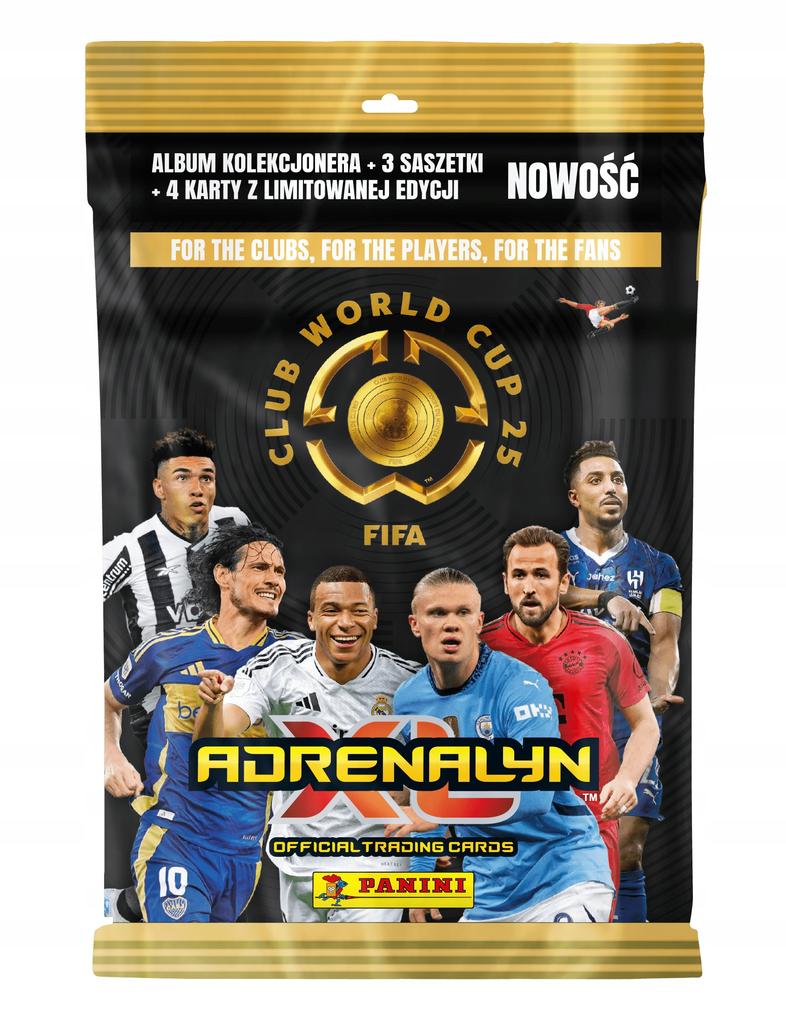 Karty panini album na karty fifa club world cup 2025 mega zestaw startowy