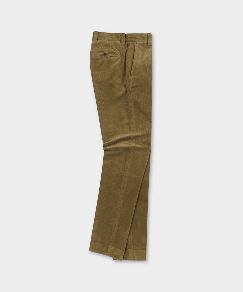 BROOKS BROTHERS Slim Fit 8W Corduroy Pants (Brown) (Bbpcmnf402)