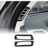 Genuine Carbon Fiber A Pillar Air Conditioning Vent Trim Interior Decorative Accessories for Jeep Grand Cherokee 2011