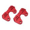 Motorcycle Adjustable Rearset Foot Pegs Mounting Base Replacement for YZF R3 R25 MT25 MT03 Red