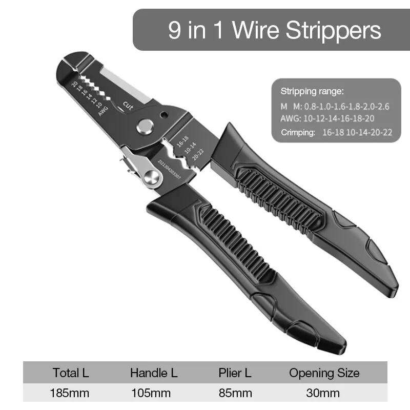 Clește multifuncțional pentru deziparea sârmei Instrumente speciale pentru tragerea electricianului Clește pentru tăierea sârmei Clește mic pentru sertizarea țevilor de cupru