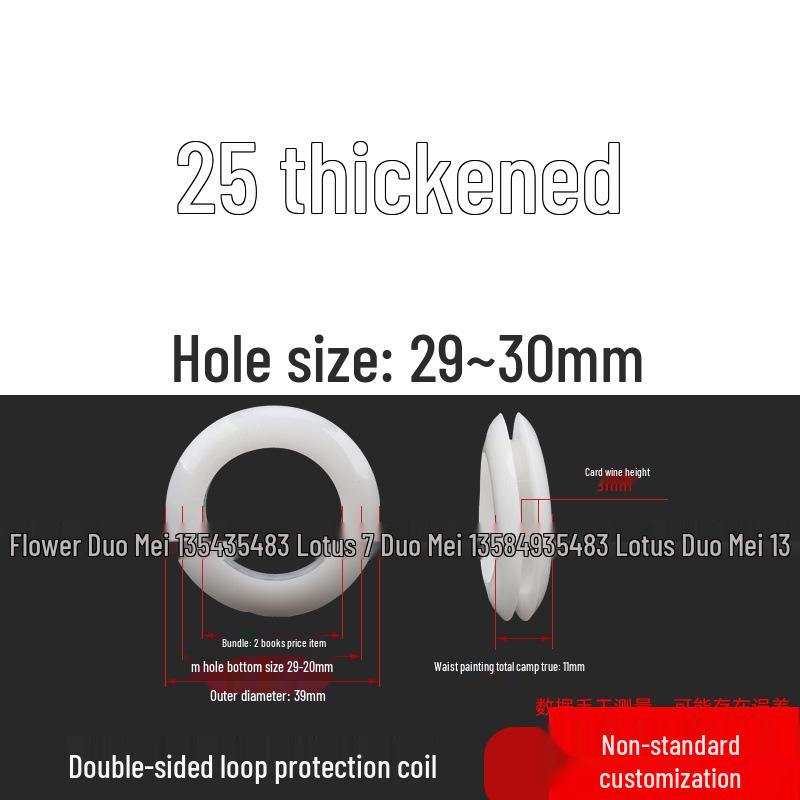 Industrial Dustproof Double-Sided Rubber Cable Grommet & Sealing Ring for Distribution Box