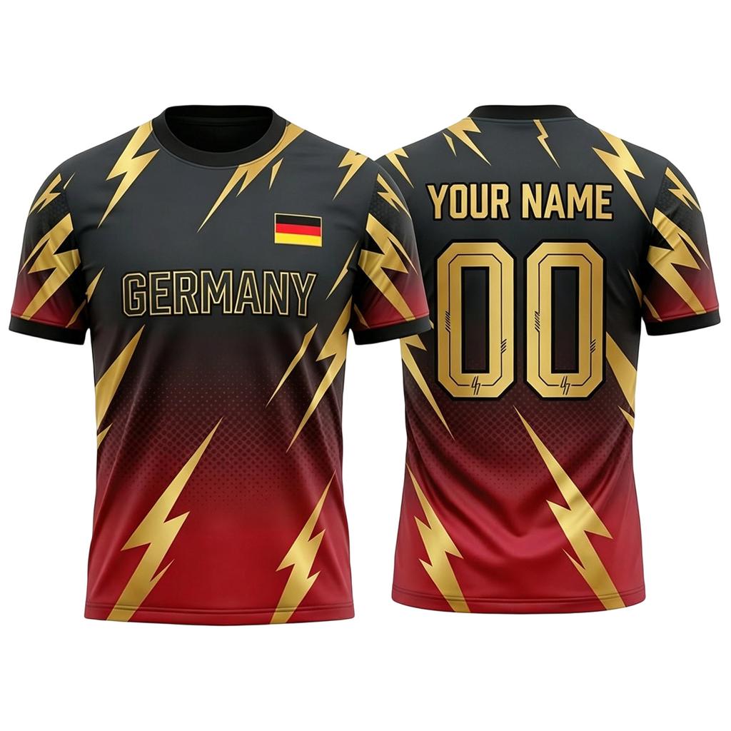 Plain DIY Top, Blank Short Sleeve Soccer for Custom Printing, Shirt