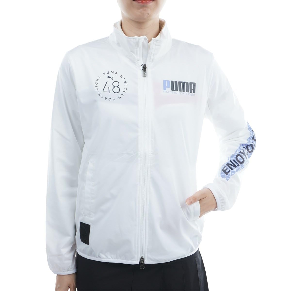 

Outerwear Golf W Hyper Stretch Hassui Inner Pad FZ Blouson Bright White M [PUMA] Women s