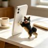 Dog Shape Suction Cup Phone Holder With Nonslip Grip For Home And Office Use