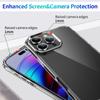 Premium Clear Anti-Yellowing Case for iPhone 17 Air 16 Plus 15 pro max, Shockproof Anti-Drop Air Buffer Corners Non-Slip Comfort Grip Phone Cover
