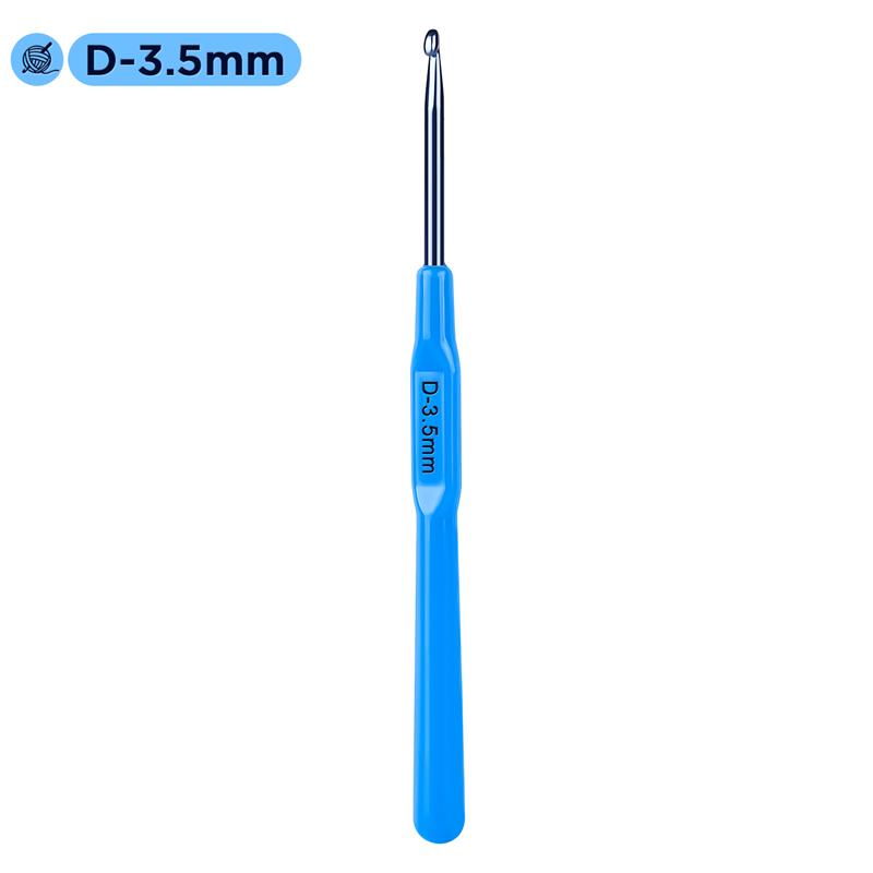 Aluminum Alloy Hook Needle  For DIY Knitting Sweater Weaving Knit Hook Tools Accessories (2.0/2.5/3.0/3.5/4.0/4.5/5.0 MM)