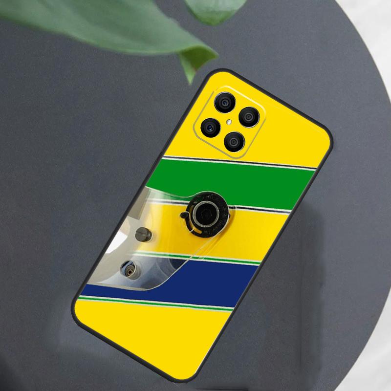 Racing Ayrton Senna Case For Honor Magic 7 Lite 5 6 8 Cover For Honor 200 400 Pro 90 70 50 X8a X8b X9a X9b X9c